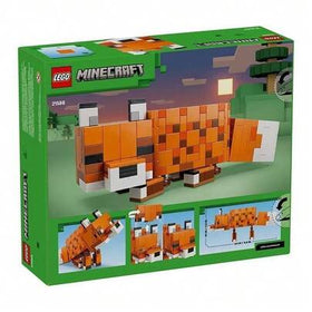 LEGO لعبة كتل البناء 21588 صبي وفتاة الثعلب، لغز كتل البناء، هدية عيد الميلاد