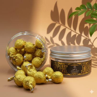 1 علبة 80 جرام بخور عربي - مصنوع من مكونات عالية الجودة، عطر طويل الأمد، مناسب كهدايا للصلاة والتأمل والاسترخاء وديكور المنزل وشهر رمضان والكريسماس وعيد الهالوين ومناسبات أخرى