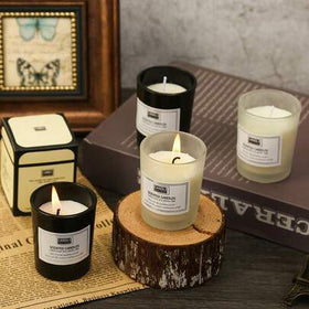 مجموعة 1/4/6 شمعة معطرة، وعاء زجاجي، شمع صويا بلا دخان، تغليف هدية، عطور، طراز Ins، تخفيف الضغط، شمعة معطرة بوعاء زجاجي، ديكور المنزل، عيد الحب، هدية عيد الحب، هدية عيد الميلاد والتخرج