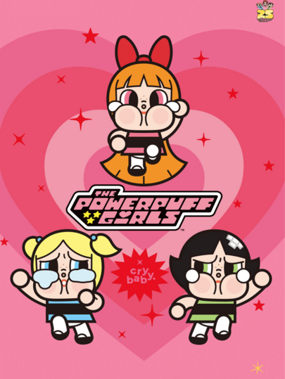 صندوق أعمى من سلسلة فتاة القوة الجميلة CRYBABY من POP MART، 12 إصدار عادي + 1 إصدار مخفي، تصميم أسلوب Y2K الجذاب، يتضمن أشكال فتاة الفقاعة وفتاة الزهرة وفتاة الفراء والأرنب، لوحة ألوان ناعمة مع تعبيرات مرحة، الإصدار المخفي "أميرة موباكس"، هدية مثالية لمعج