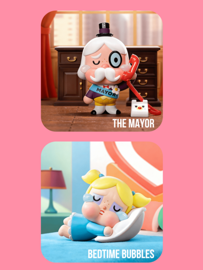 صندوق أعمى من سلسلة فتاة القوة الجميلة CRYBABY من POP MART، 12 إصدار عادي + 1 إصدار مخفي، تصميم أسلوب Y2K الجذاب، يتضمن أشكال فتاة الفقاعة وفتاة الزهرة وفتاة الفراء والأرنب، لوحة ألوان ناعمة مع تعبيرات مرحة، الإصدار المخفي "أميرة موباكس"، هدية مثالية لمعج