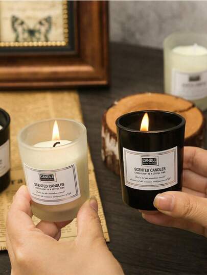 مجموعة شموع معطرة 1/4/6 قطع، زجاجة، شمع صويا بدون دخان، مجموعة هدايا، عطور، طراز إنستغرام، تخفيف الضغط، شموع معطرة في زجاجات، ديكور المنزل، عيد الحب، هدية عيد الحب، هدية عيد الميلاد والتخرج