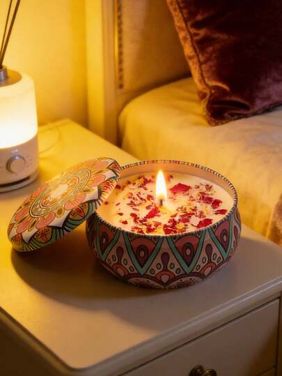 شمعة معطرة في برطمان كبير جدًا، يمكن أن تحترق بشكل لمدة 480 ساعة، شمع صويا طبيعي للعلاج بالروائح مع صندوق ملون، هدية مثالية للعائلة والأصدقاء، شمع معطر للأعياد والحفلات، رائحة قوية، لديكور المنزل والزفاف والاسترخاء واليوجا، هدية مثالية لعيد الميلاد وعيد ا