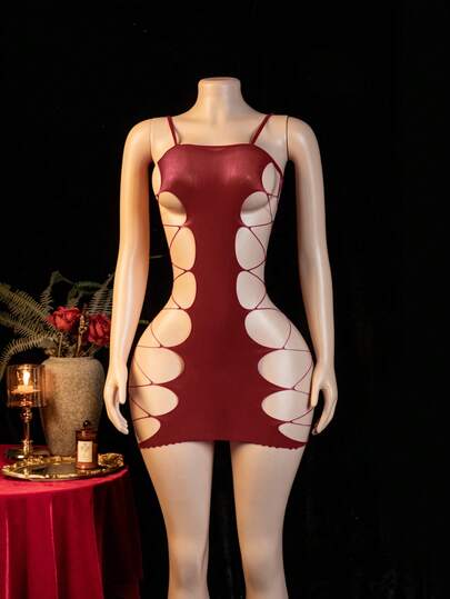 فستان شبكي سكسي للنساء (قطعة واحدة)، للخروج