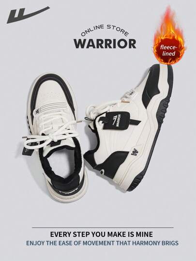 WARRIOR أحذية رياضية للرجال ذات طراز محارب، خفيفة الوزن ومريحة للارتداء في فصلي الخريف والشتاء، تصميم بسيط وأنيق، مناسبة للارتداء طوال العام، مقاومة للتآكل والاستخدام اليومي الطويل، أحذية تدريب وركض مبطنة بطبقة عازلة للحرارة