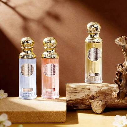 مجموعة هدايا العطور 3 قطع، سلسلة وادي الأباطرة عطر زيتي بدون لهب، ذو تأثيرات منعشة ومهدئة ومنعشة للهواء، رائحة زهرية فاكهية، 25مل*3. هدية راقية، جودة عالية، نسيج ممتاز، مثالية لإزالة الروائح وتعزيز العطر.