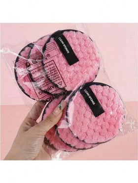 1/3/6 قطع من الإسفنج الناعم بشكل أناناس لتنظيف الوجه، وسادات مزيلة للمكياج قابلة لإعادة الاستخدام ذات وجهين، مرطبة وسهلة التنظيف، تنظيف الوجه، تشمل فرش المكياج، حقيبة تخزين، حقيبة منظم وملحقات أخرى.