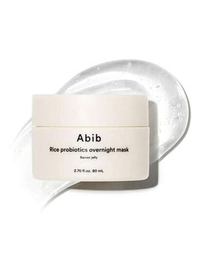 Abib قناع نوم جيل حاجز بروبيوتيك الأرز من أبيب، 2.7 أونصة سائلة | قناع نوم كوري، بشرة مشرقة (بروبيوتيك الأرز/جيل الحاجز)، مستحضرات تجميل كورية