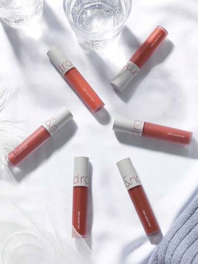 Rom&nd رومند ZERO VELVET TINT 06 DEEPSOUL | أحمر شفاه مطفي | لون دائم | ملمس خفيف | تغطية لونية عالية | أحمر شفاه غير مجفف | مكياج كوري | 5.5 جرام / 0.194 أونصة