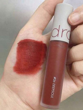 Rom&nd رومند ZERO VELVET TINT 06 DEEPSOUL | أحمر شفاه مطفي | لون دائم | ملمس خفيف | تغطية لونية عالية | أحمر شفاه غير مجفف | مكياج كوري | 5.5 جرام / 0.194 أونصة
