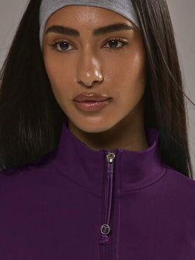 Musera Sport جاكيت مع سحاب وذيل مغمور، قطعة علوية منسقة للملابس الرياضية الشتوية للتنس والتمارين والجيم، مصنوعة من خامات متينة