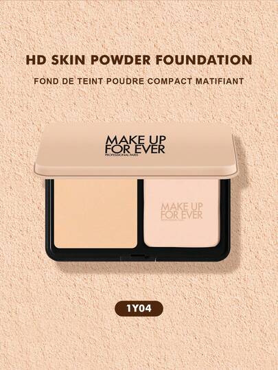 Make Up For Ever مسحوق أساس بشرة HD من ميك أب فور إيفر - 1Y04 - ألابستر الدافئ - 11 جرام - 0.388 أونصة سائلة