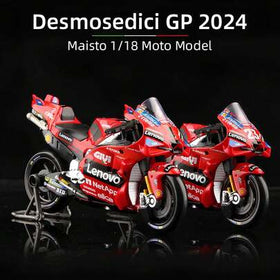 Maisto 1/18 مقياس دوكاتي ديسموسيديسي جي بي 2024 دراجة نارية - #1 فرانشيسكو باجنايا ودوكاتي جي بي 23 موتو جي بي 2024 #93 مارك ماركيز، نموذج دراجة نارية معدنية، مجموعة مركبات واقعية هواية لعبة، هدية عيد الميلاد/عيد للرجال
