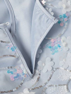 SHEIN رمضان مجموعة فستان مطبوع بالزهور مع كارديجان شال للفتيات المراهقات، طراز أنيق أميري