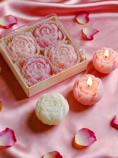 10 شمعات معطرة بالورد مصنوعة يدويًا، شمعات معطرة برائحة الورد، شمعات معطرة من شمع الصويا مصنوعة يدويًا، مناسبة لعيد الحب، ديكور المنزل، الحفلات، ديكور طاولة الطعام، هدايا العطلات، العشاء، الحفلات/الحفلات، الاسترخاء/التأمل، إضاءة الأجواء، هدايا للنساء، هدا