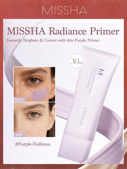 Missha قاعدة مكياج مشرقة من ميشا - مرطبة ومنعشة | تخفي المسام، تُرطب، تُشرق | قاعدة مكياج مثالية لتنقية المسام، ملمس خفيف مضاد للزيوت، ماركة مكياج للنساء، كونسيلر كامل التغطية، إنهاء مطفي طبيعي، العناية بالبشرة + المكياج 2 في 1، مناسبة للشتاء والربيع،...