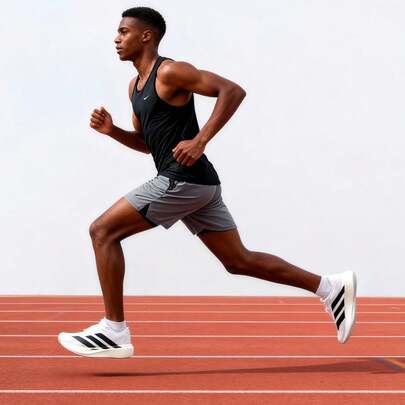 Adidas أحذية رجالية، أحذية جري ذات نعل سميك، أحذية رياضية خارجية كلاسيكية بثلاثة خطوط، أحذية رياضية شبكية تسمح بالتهوية، أحذية Evo SL M مريحة للاستخدام اليومي، أحذية للتنقل، JH6206
