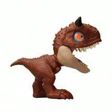 Mattel لعبة إصبع ديناصور تي-ريكس صغير قابل للجمع من ماتيل، نموذج واقعي للأطفال