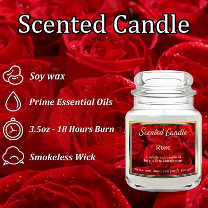 6 شموع معطرة متنوعة، عطر المنزل، عطر دائم، شمع صويا، زيوت نباتية أساسية، شموع معطرة طبيعية، ديكور المنزل، شموع في أوعية، Cirelle Home، ديكور، ديكور الغرفة، ديكور المنزل