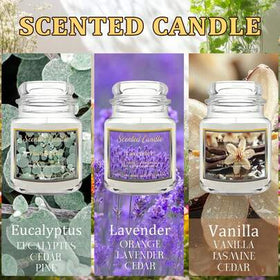 6 شموع معطرة متنوعة، عطر المنزل، عطر دائم، شمع صويا، زيوت نباتية أساسية، شموع معطرة طبيعية، ديكور المنزل، شموع في أوعية، Cirelle Home، ديكور، ديكور الغرفة، ديكور المنزل