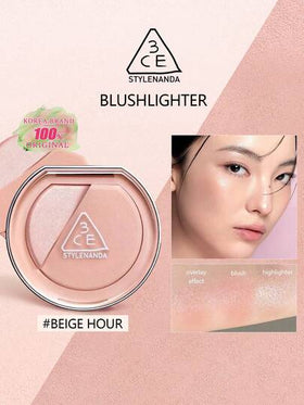 3CE مجموعة ظلال الخدود والبرونزر BEIGE HOUR، لوحة مكياج الوجه متعددة الوظائف، تشطيب ناعم وبراق، ألوان لامعة قابلة للبناء، مظهر طبيعي مشرق، تغليف مدمج وصغير، متوفرة بألوان متنوعة، 4.3 جرام/0.15 أونصة. مستحضرات تجميل كورية | جمال كوري