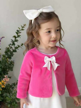 Elladie kids معطف مطبوع أنيق للفتيات من عمر 4-7 سنوات للخريف/الشتاء، مناسب للمدرسة والعطلات والسفر والأنشطة الخارجية والعودة إلى المدرسة
