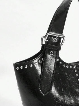 Viva Strut حقائب يد للسيدات والنساء، أنيقة، شخصية، بسيطة، متعددة الاستخدامات، شارع، حلوة وباردة للفتيات، فتيات ساخنة، Y2K، بانك، رجعي، مسامير، للاستخدام اليومي، التسوق