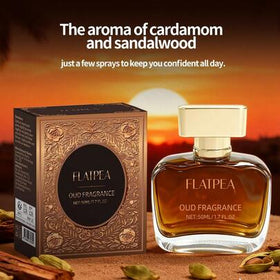 عطر رجالي برائحة الصندل والجلد 50 مل | خالي من الكحول، رائحة طويلة الأمد، منعش، مناسب للمنزل والعمل والسفر