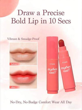 ETUDE بلسم شفاه ماتي بلمعة الحب، ذو ملمس ماتي عالي الجودة، لون دائم، أداة سحرية للبشرة الفاتحة