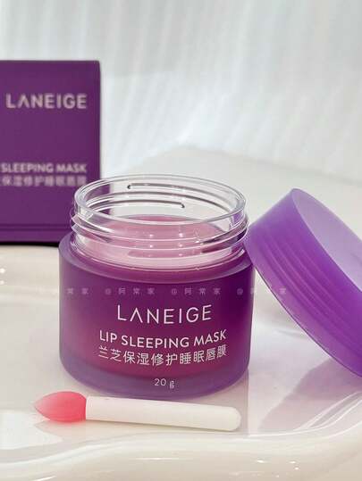 Laneige 20 جرام قناع نوم للشفاه (نكهة العنب)، مغذي ومرطب عميق ويعالج الشفاه الجافة والمتقشرة. يزيل بلطف تقشير الشفاه، ويضيء لون الشفاه، ويترك الشفاه ناعمة وملساء ومنعشة. مناسب للاستخدام في الليل. | مستحضرات تجميل كورية ، مكياج كوري