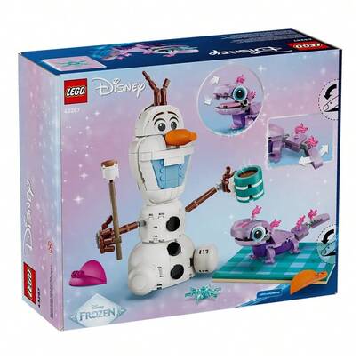 LEGO لعبة بناء ليغو متعة نزهة أولاف وبروني - ألعاب ملكة الثلج للبنات والأولاد، من عمر 7 سنوات فما فوق - هدايا للأطفال والمعجبين - 43287