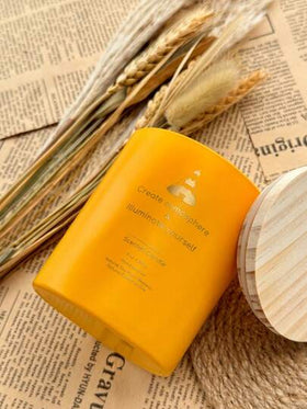 Poya Candle 1 عبوة شمع عطري من شمع الصويا، صافي الوزن أكثر من 200 جرام | شمعة تحترق لمدة تصل إلى 50 ساعة تقريبًا | شمعة معطرة في وعاء زجاجي أصفر | 8 خيارات عطرية | مصنوعة يدويًا | هدية مثالية للرجال والنساء - مناسبة للغرفة الطعام والنوم والحمام والمكتب، ع