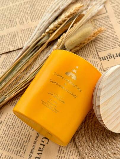 Poya Candle 1 عبوة شمع عطري من شمع الصويا، صافي الوزن أكثر من 200 جرام | شمعة تحترق لمدة تصل إلى 50 ساعة تقريبًا | شمعة معطرة في وعاء زجاجي أصفر | 8 خيارات عطرية | مصنوعة يدويًا | هدية مثالية للرجال والنساء - مناسبة للغرفة الطعام والنوم والحمام والمكتب، ع