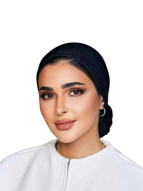 قطعة واحدة من الحجاب السهل للنساء، حجاب كلاسيكي فوري بلون أحادي، 3 طرق مختلفة للارتداء، وشاح رأس مرن وعملي، قماش قطن موديال ناعم ومريح، مناسب للارتداء اليومي والرياضة واليوغا