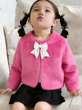 Elladie kids معطف مطبوع أنيق للفتيات من عمر 4-7 سنوات للخريف/الشتاء، مناسب للمدرسة والعطلات والسفر والأنشطة الخارجية والعودة إلى المدرسة