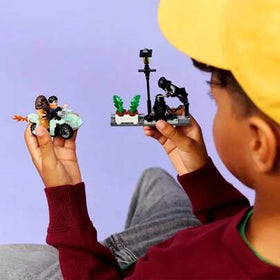LEGO لعبة بناء ليغو هاري بوتر هاغريد وهاري يهربان من بريفيت درايف - لعبة تظاهر للأولاد والبنات، من عمر 8 سنوات فما فوق - مع دراجة نارية هاغريد المصغرة و4 شخصيات مصغرة - هدية لأعياد الميلاد - 76459