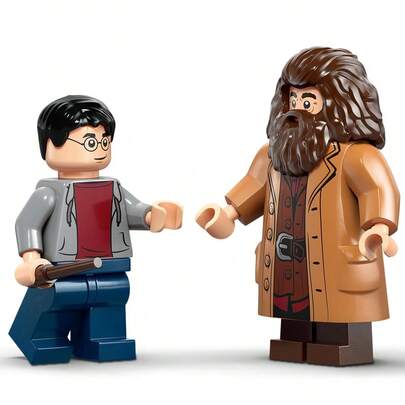 LEGO لعبة بناء ليغو هاري بوتر هاغريد وهاري يهربان من بريفيت درايف - لعبة تظاهر للأولاد والبنات، من عمر 8 سنوات فما فوق - مع دراجة نارية هاغريد المصغرة و4 شخصيات مصغرة - هدية لأعياد الميلاد - 76459