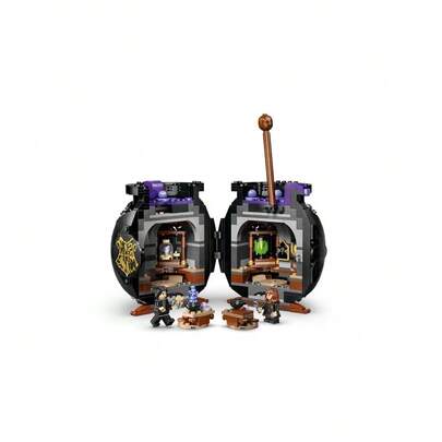 لعبة بناء LEGO هاري بوتر: غرفة الصيدلة السرية، لعبة تظاهر للأطفال من الجنسين، للأعمار 10 سنوات فما فوق، تشمل 2 شخصية صغيرة وبطرونس الخفاش لهيرمايوني، فكرة هدية لأعياد الميلاد - 76464