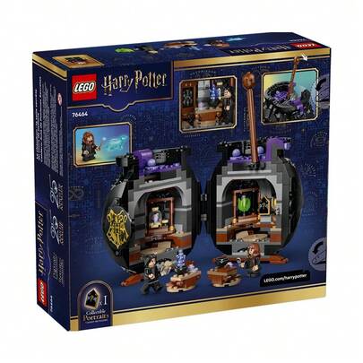 لعبة بناء LEGO هاري بوتر: غرفة الصيدلة السرية، لعبة تظاهر للأطفال من الجنسين، للأعمار 10 سنوات فما فوق، تشمل 2 شخصية صغيرة وبطرونس الخفاش لهيرمايوني، فكرة هدية لأعياد الميلاد - 76464
