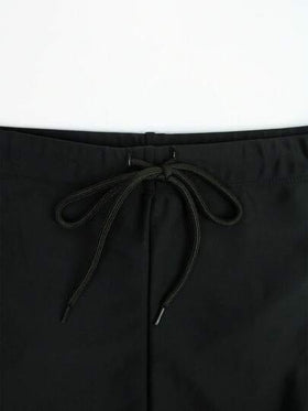 Manfinity Swimmode شورتات سباحة صيفية كاجوال للرجال بخصر مرن وألوان متباينة