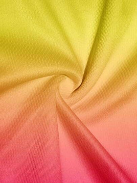 شورت شاطئ بطبقتين بطراز هاواي على طراز شروق الشمس وأشجار النخيل المتدرجة اللون للرجال