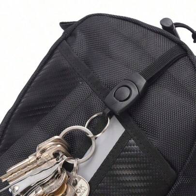 حقيبة خصر من النايلون، حقيبة ساق، حقيبة خصر، حزام دراجة نارية مضحك بطراز قابل للتعليق