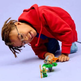 لعبة بناء LEGO NINJAGO لويد ضد وحش الأرض الدوار للأولاد والبنات - ألعاب نينجا وطقم لعب للأطفال، من عمر 6 سنوات فما فوق - تشمل 2 شخصية مصغرة للعب التمثيلي - فكرة هدية لأعياد الميلاد - 71850