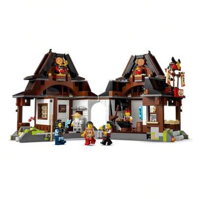 LEGO لعبة بناء ليغو نينجاغو أربع أسلحة الحداد ذكرى مرور 15 عام، للأطفال من عمر 14 سنة فما فوق - طقم ألعاب نينجا مع مجموعة عناصر الأرض القابلة للجمع + 4 شخصيات صغيرة - فكرة هدية للمراهقين والفتيات - 71858
