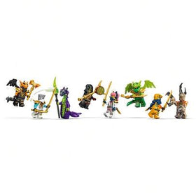 LEGO لعبة بناء ليغو نينجاغو تنين الحياة للأولاد والبنات - لعبة تنين قابل للتحريك وطقم ألعاب للأطفال، من عمر 9 سنوات فما فوق - مع ميكانيكي صغير و8 شخصيات صغيرة للعب التمثيلي - فكرة هدية لأعياد الميلاد - 71859