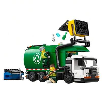 شاحنة إعادة التدوير LEGO City - 60495، مناسبة كهدية لعيد الطفل