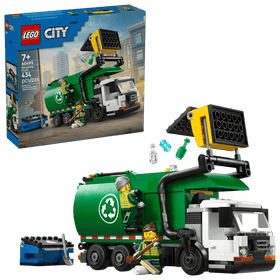 شاحنة إعادة التدوير LEGO City - 60495، مناسبة كهدية لعيد الطفل