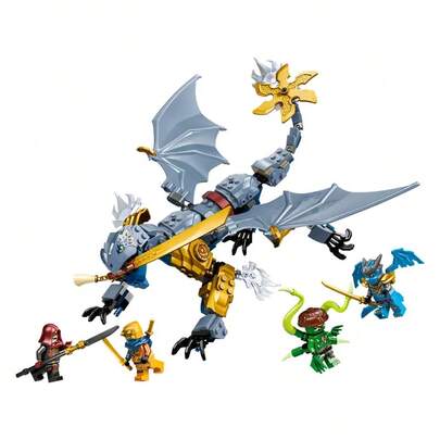 LEGO لعبة بناء تنين نينجا ريو للأولاد والبنات - لعبة تنين نينجا قابل للحركة مجموعة ألعاب للأطفال، من عمر 7 سنوات فما فوق - تشمل 4 شخصيات صغيرة للعب التمثيلي - فكرة هدية لأعياد الميلاد - 71855