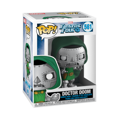 Funko بوب مارفل: الدكتور دوم الرائعون 4 الدكتور دوم - شكل فيني قابل للجمع - فكرة هدية - بضاعة رسمية - ألعاب للبالغين - عشاق الأكشن والمغامرة