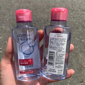 L’Oreal Paris منظف ومزيل للمكياج متعدد الوظائف لبشرة طبيعية إلى جافة - مرطب، مناسب للبشرة الحساسة، يزيل مكياج العين والوجه، 95 مل/3.2 أونصة